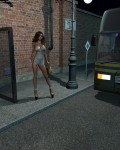 Princess At The Busstop - 1