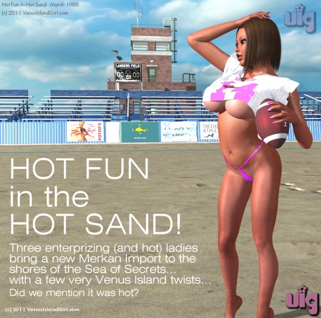 Hot Fun In Hot Sand - Angel Sputz on Cover Hot Fun In Hot Sand - Angel Sputz on Cover
