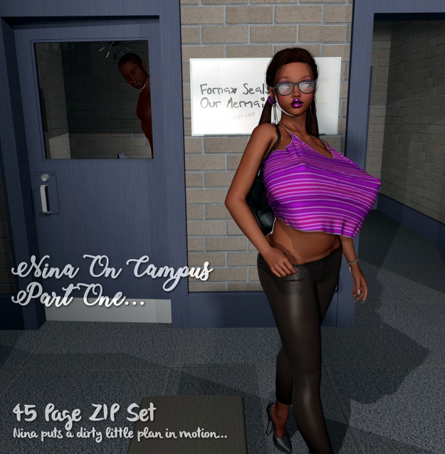 Nina On Campus - Part One - On Patreon Now Nina On Campus - Part One - On Patreon Now